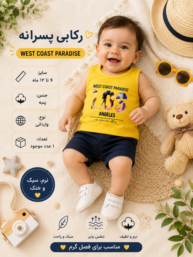 رکابی پسرانه وارداتی